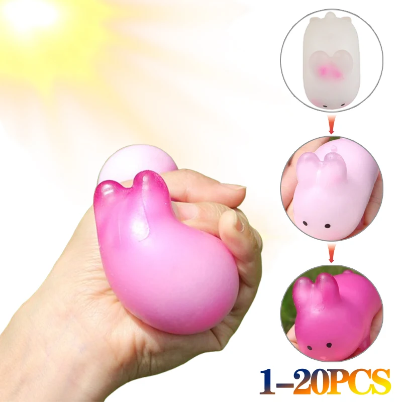 1-20PCS Color Changing Love Rabbit Pinch Music Stress Relieving Toy Simulation Slow Rebound Adult Children's Toy Party Gift
1-20PCS Color Changing Love Rabbit Pinch Music Stress Relieving Toy Simulation Slow Rebound Adult Children's Toy Party Gift