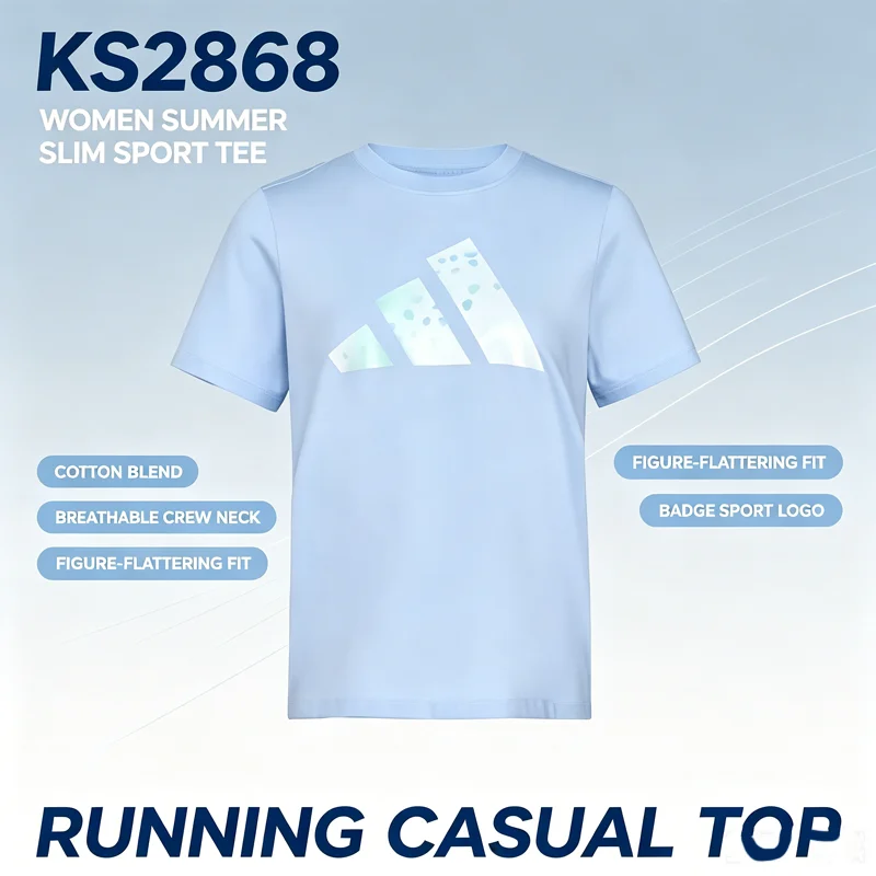 Women adidas KS2868 Slim Running Casual Short Sleeve Top All-Match Summer Tee
Women adidas KS2868 Slim Running Casual Short Sleeve Top All-Match Summer Tee