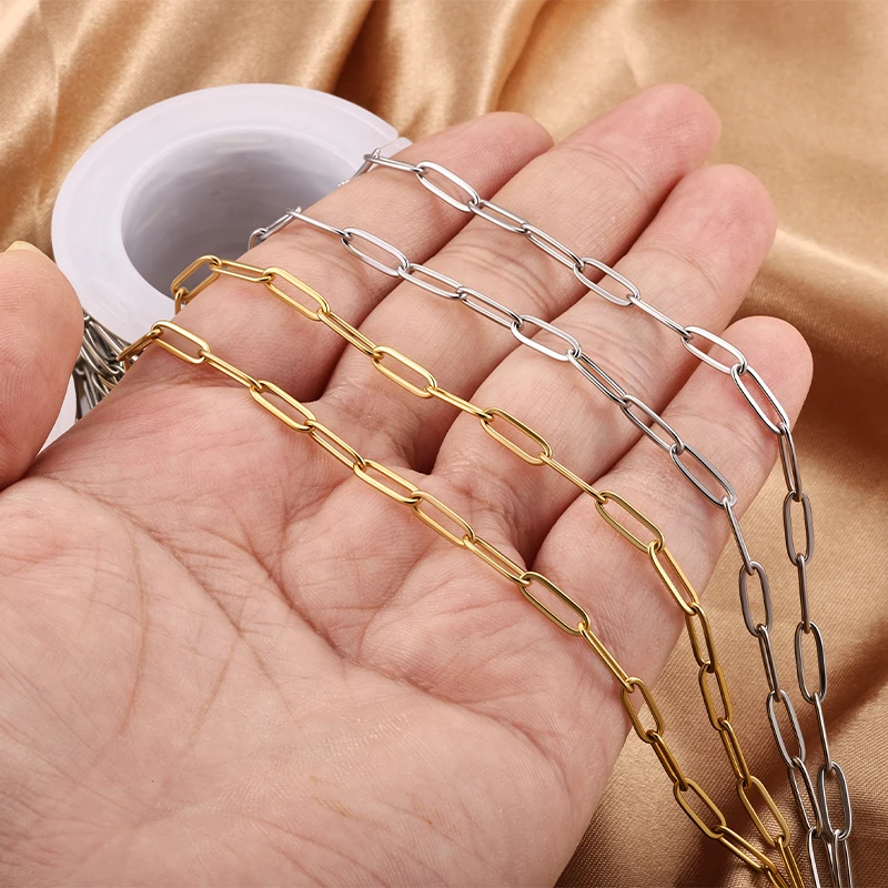 1Meter Stainless Steel Cross Decoration Chain For Needlework Jewelry Making Materials DIY Bracelet Necklace Accessories Supplies
1Meter Stainless Steel Cross Decoration Chain For Needlework Jewelry Making Materials DIY Bracelet Necklace Accessories Supplies