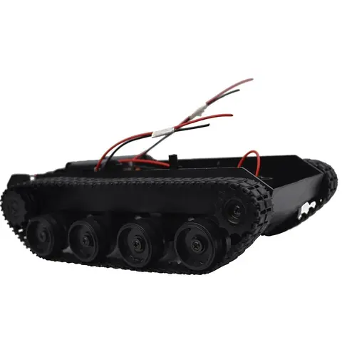 Smart Robot Tank Car Chassis Kit Rubber Track Crawler For Arduino 130 Motor Diy Robot Toys For Children
