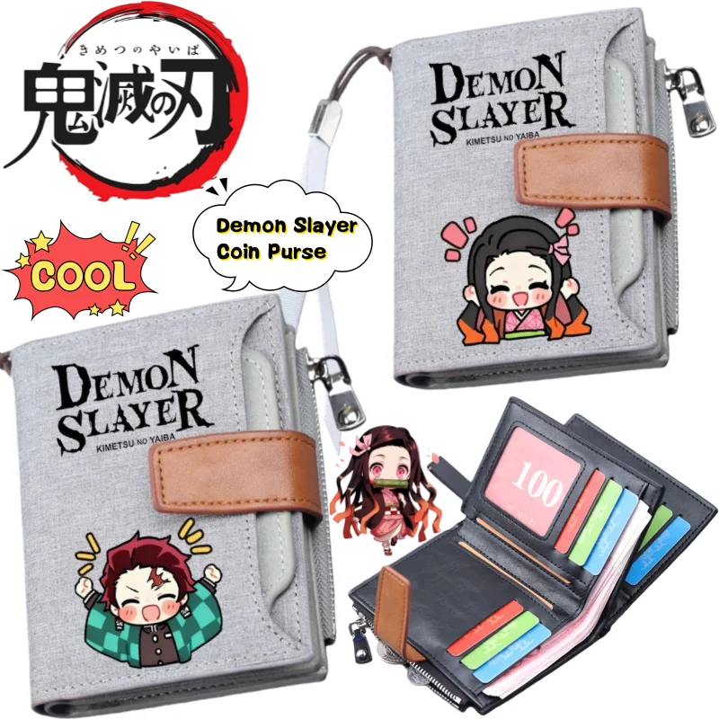 Demon Slaye Tanjiro Kamado Nezuko Coin Purse High-value Anime Cartoon Printed Large Capacity Portable Student Hand Wallet Bag
Demon Slaye Tanjiro Kamado Nezuko Coin Purse High-value Anime Cartoon Printed Large Capacity Portable Student Hand Wallet Bag