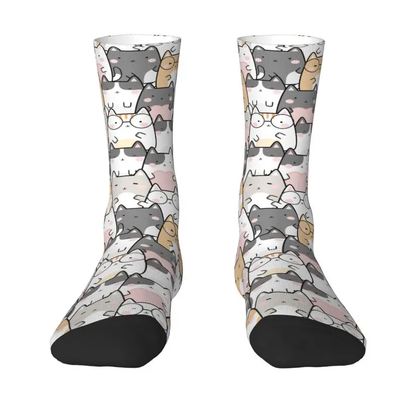 Custom Fashion Printing Kawaii Cute Cats Pattern Socks for Men Women Stretch Summer Autumn Winter Crew Socks
Custom Fashion Printing Kawaii Cute Cats Pattern Socks for Men Women Stretch Summer Autumn Winter Crew Socks