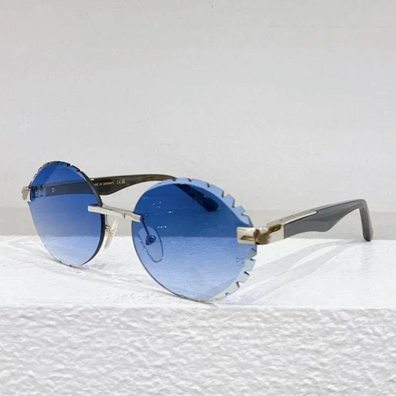 Z068 Rimless Round Acetate Sunglasses Fashion Designer Brand Luxury Men Outdoor Driving High Quality Eyeglasses with Uv400
Z068 Rimless Round Acetate Sunglasses Fashion Designer Brand Luxury Men Outdoor Driving High Quality Eyeglasses with Uv400