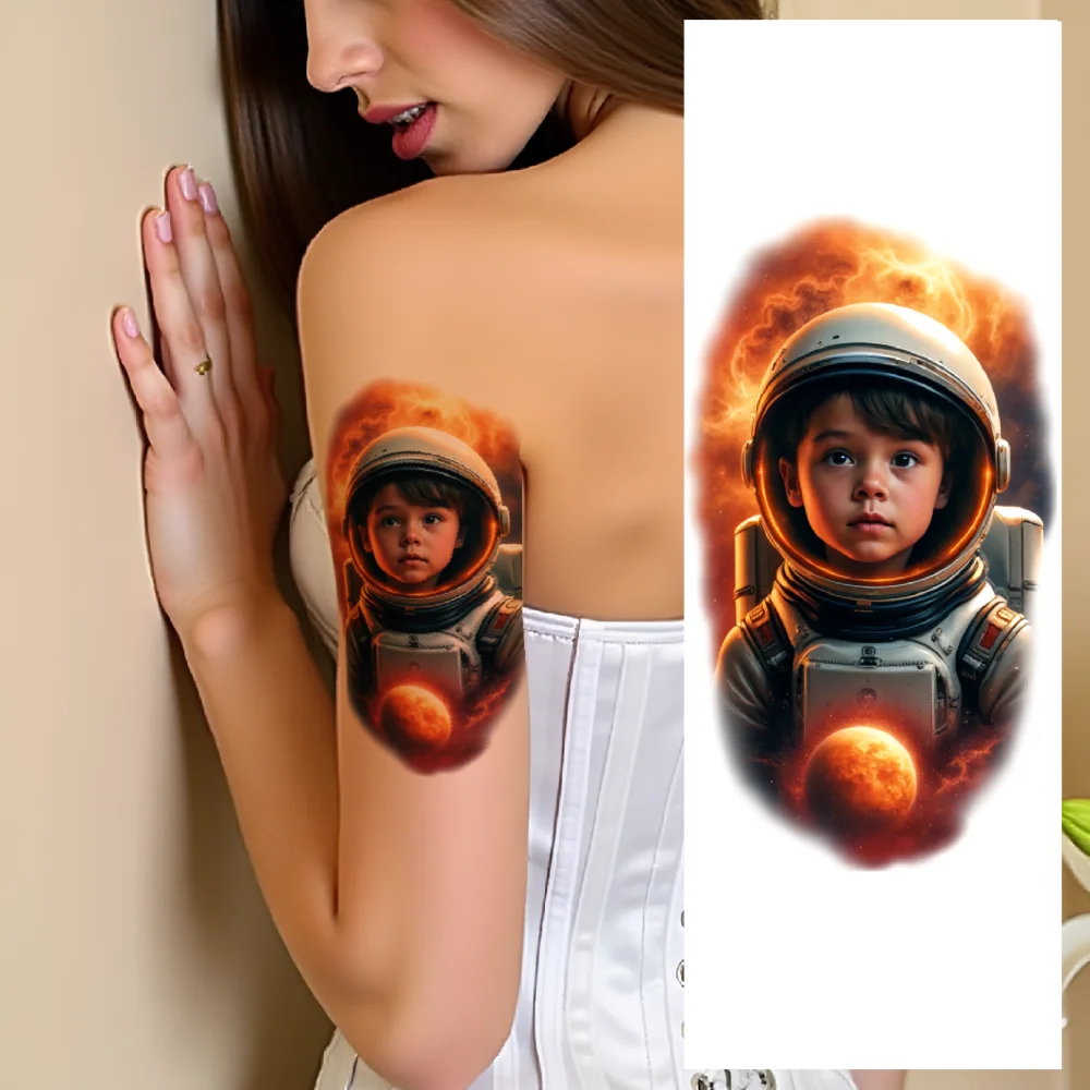 12pcs Temporary Tattoo Colorful Realism Spacecraft Child Astronaut Astronaut For Thighs Back Arms
12pcs Temporary Tattoo Colorful Realism Spacecraft Child Astronaut Astronaut For Thighs Back Arms