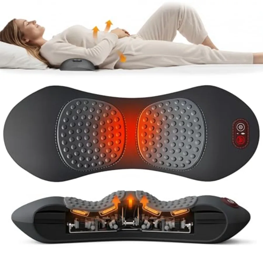 3-in-1 Upgraded Electric Lumbar Support Pillow, Suitable for Chairs, Beds, and Travel. Heated Back Massager for Deep Tissue Mas
3-in-1 Upgraded Electric Lumbar Support Pillow, Suitable for Chairs, Beds, and Travel. Heated Back Massager for Deep Tissue Mas