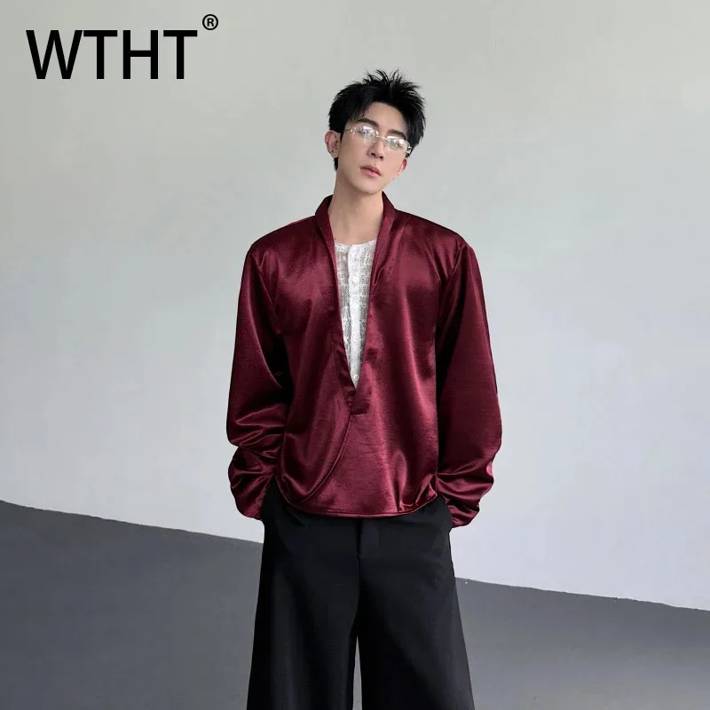 Мужская модная рубашка WTHT с эффектом двухслойности и кружевными вставками, трендовая модель 2025 года, зимняя, с контрастными цветами, круглый воротник, топ для мужчин 2A2622
Мужская модная рубашка WTHT с эффектом двухслойности и кружевными вставками, трендовая модель 2025 года, зимняя, с контрастными цветами, круглый воротник, топ для мужчин 2A2622