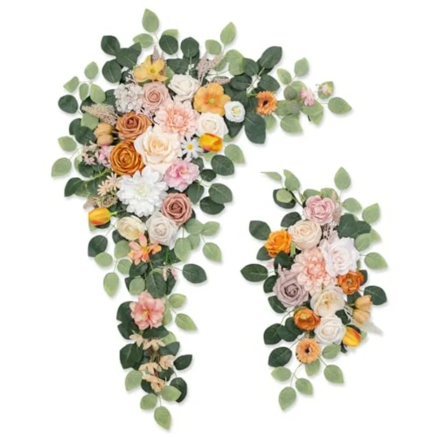 Wedding Arch Flowers KitArtificial Flower Arch Decor 2pcs Artificial Flower Arrangement for Wedding Decor Reception Backdrop Fl
Wedding Arch Flowers KitArtificial Flower Arch Decor 2pcs Artificial Flower Arrangement for Wedding Decor Reception Backdrop Fl