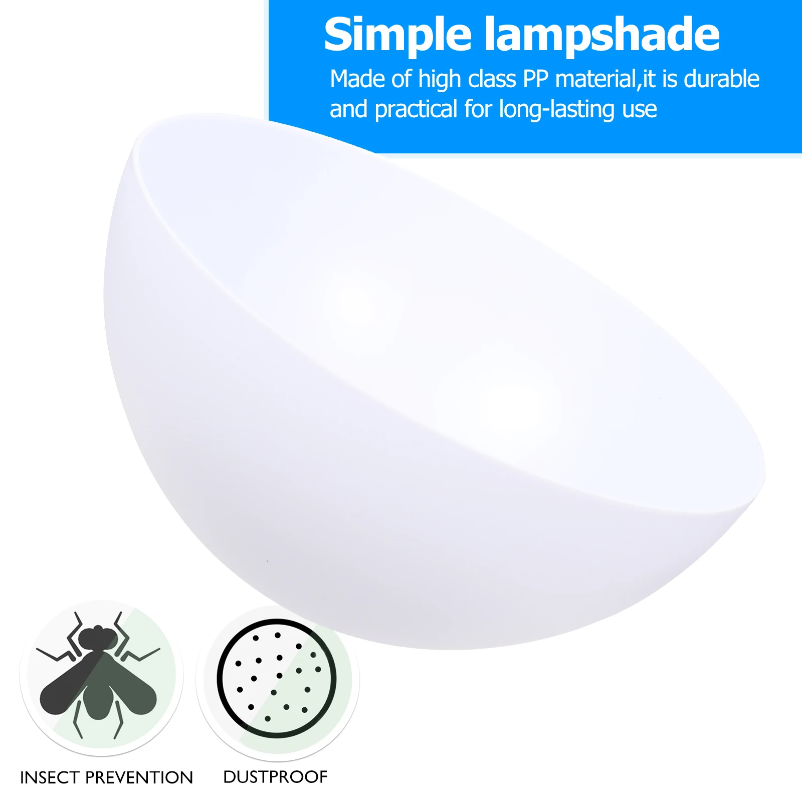 2 Pcs White Plastic Lampshade 42mm Hole Pendant Light Shade for Home Decor Bedroom Living Room Study Kids Room Practical
2 Pcs White Plastic Lampshade 42mm Hole Pendant Light Shade for Home Decor Bedroom Living Room Study Kids Room Practical