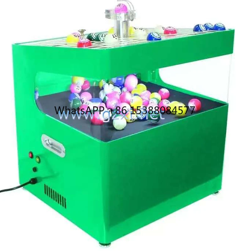 Green electronic bingo machine Semi-automatic lottery machine bingo two-color ball lottery machine No. 1-75 plus chip bingo
Green electronic bingo machine Semi-automatic lottery machine bingo two-color ball lottery machine No. 1-75 plus chip bingo
