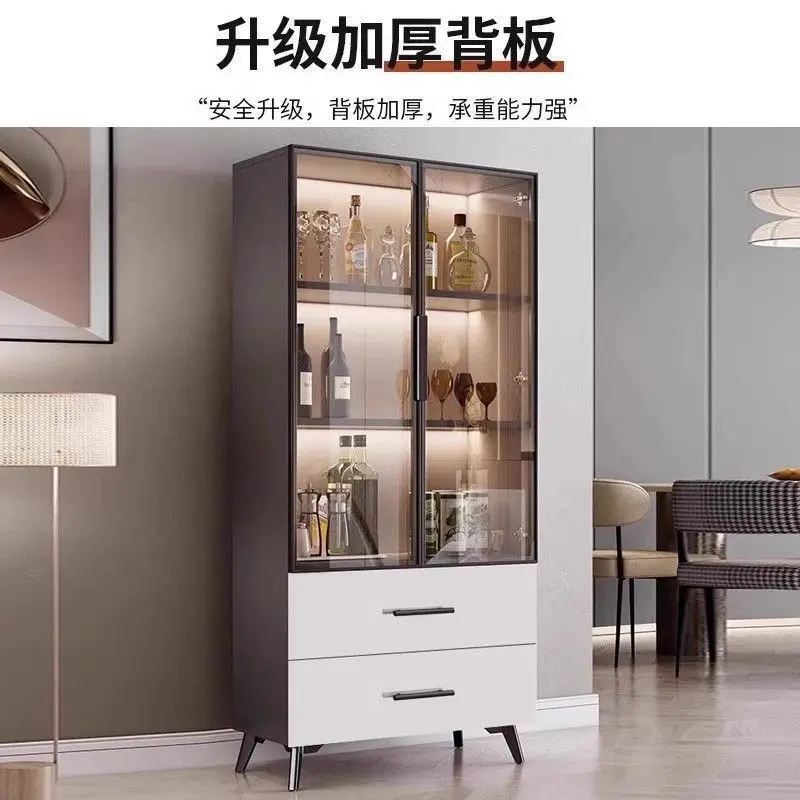 Customized. Light Luxury Wine Cabinet Dining Side Multi-Functional Storage Wine Cabinet Living Room Wall Double Door Tempered Gl
Customized. Light Luxury Wine Cabinet Dining Side Multi-Functional Storage Wine Cabinet Living Room Wall Double Door Tempered Gl
