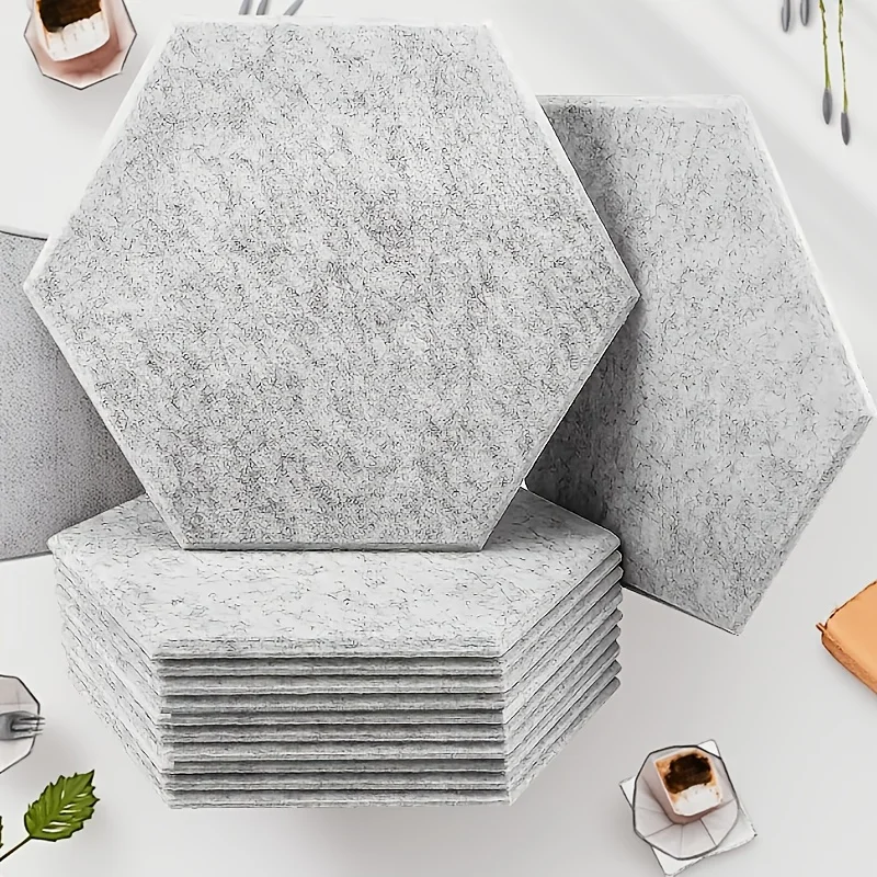 30x15Black 12Pcs Acoustic Panels Sound Proof Panels High Density Hexagonal Design Flame Resistant Absorb Noise Eliminate Echoes
30x15Black 12Pcs Acoustic Panels Sound Proof Panels High Density Hexagonal Design Flame Resistant Absorb Noise Eliminate Echoes