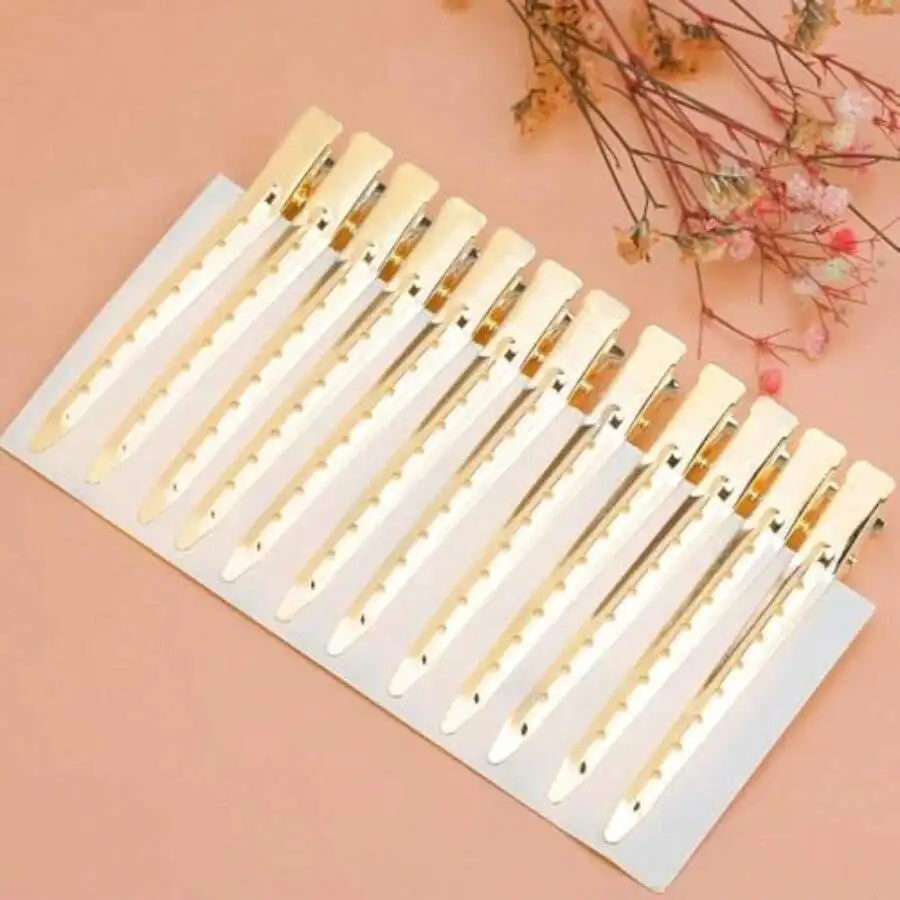 12Pcs Duckbill Hair Clips For Women Styling Sectioning Metal Alligator Clips Salon Hair Roller Tools
12Pcs Duckbill Hair Clips For Women Styling Sectioning Metal Alligator Clips Salon Hair Roller Tools