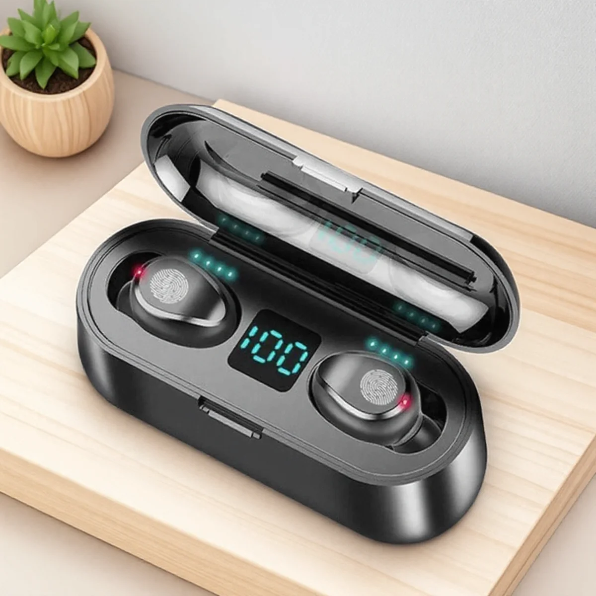 Wireless Bluetooth TWS Earphones Sport Waterproof HiFi Noise Cancelling Deep Bass Sound Dual Charging Box
Wireless Bluetooth TWS Earphones Sport Waterproof HiFi Noise Cancelling Deep Bass Sound Dual Charging Box
