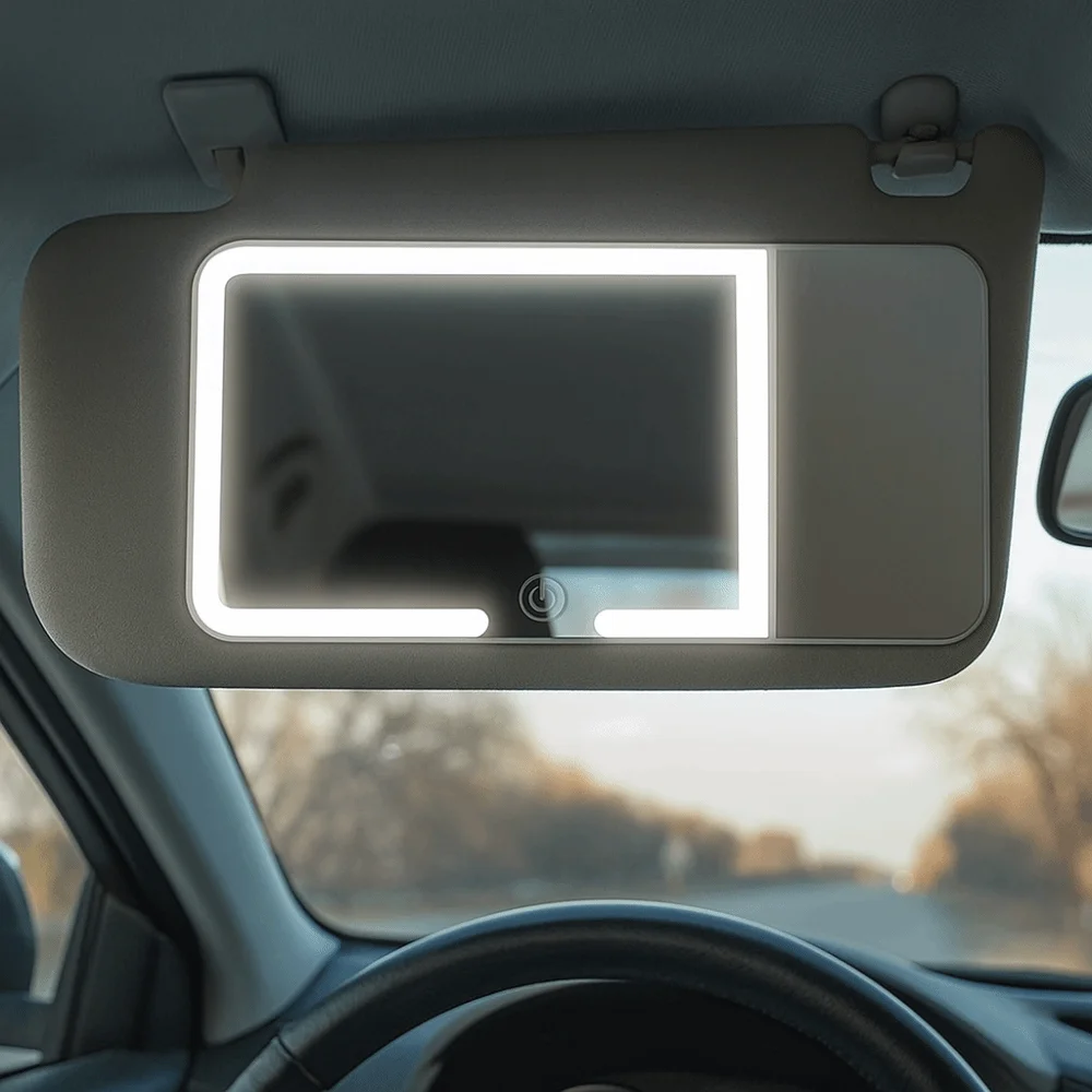 5X Magnification Car Vanity Mirror 3X Magnifying Rechargeable LED Light Mirror Universal Fit HD Mirror Rechargeable Mirror
5X Magnification Car Vanity Mirror 3X Magnifying Rechargeable LED Light Mirror Universal Fit HD Mirror Rechargeable Mirror