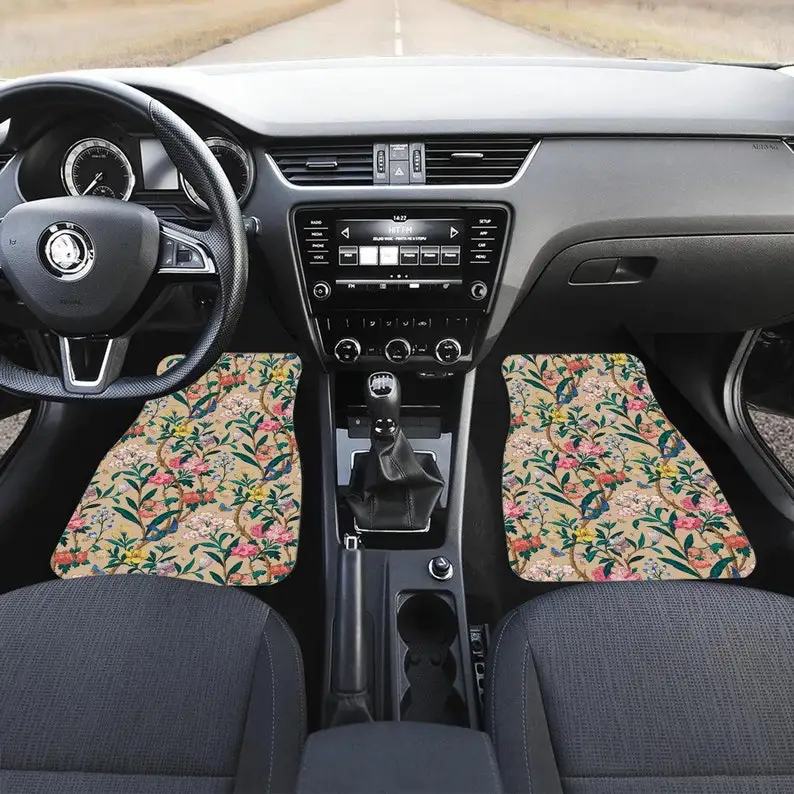 Floral Car Floor Mat for women, vehicle floor mat, car accessories for women, Vintage Car Floor Mat, 302241
Floral Car Floor Mat for women, vehicle floor mat, car accessories for women, Vintage Car Floor Mat, 302241