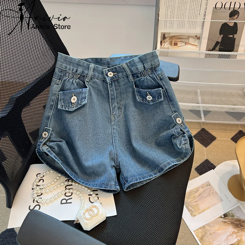 2024 Large Women's American Retro Sexy Jeans High Waist Fashion Y2K Curled Slim Fit Elastic Denim Shorts Retro Street Clothing
2024 Large Women's American Retro Sexy Jeans High Waist Fashion Y2K Curled Slim Fit Elastic Denim Shorts Retro Street Clothing