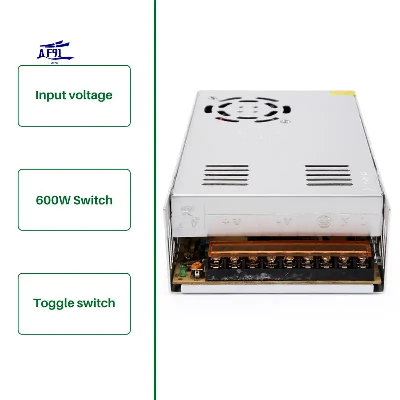 AF91-48V 12,5A 600W Импульсный источник питания для мониторинга оборудования, промышленной автоматизации, шкафа управления ПЛК, светодиодного оборудования
AF91-48V 12,5A 600W Импульсный источник питания для мониторинга оборудования, промышленной автоматизации, шкафа управления ПЛК, светодиодного оборудования