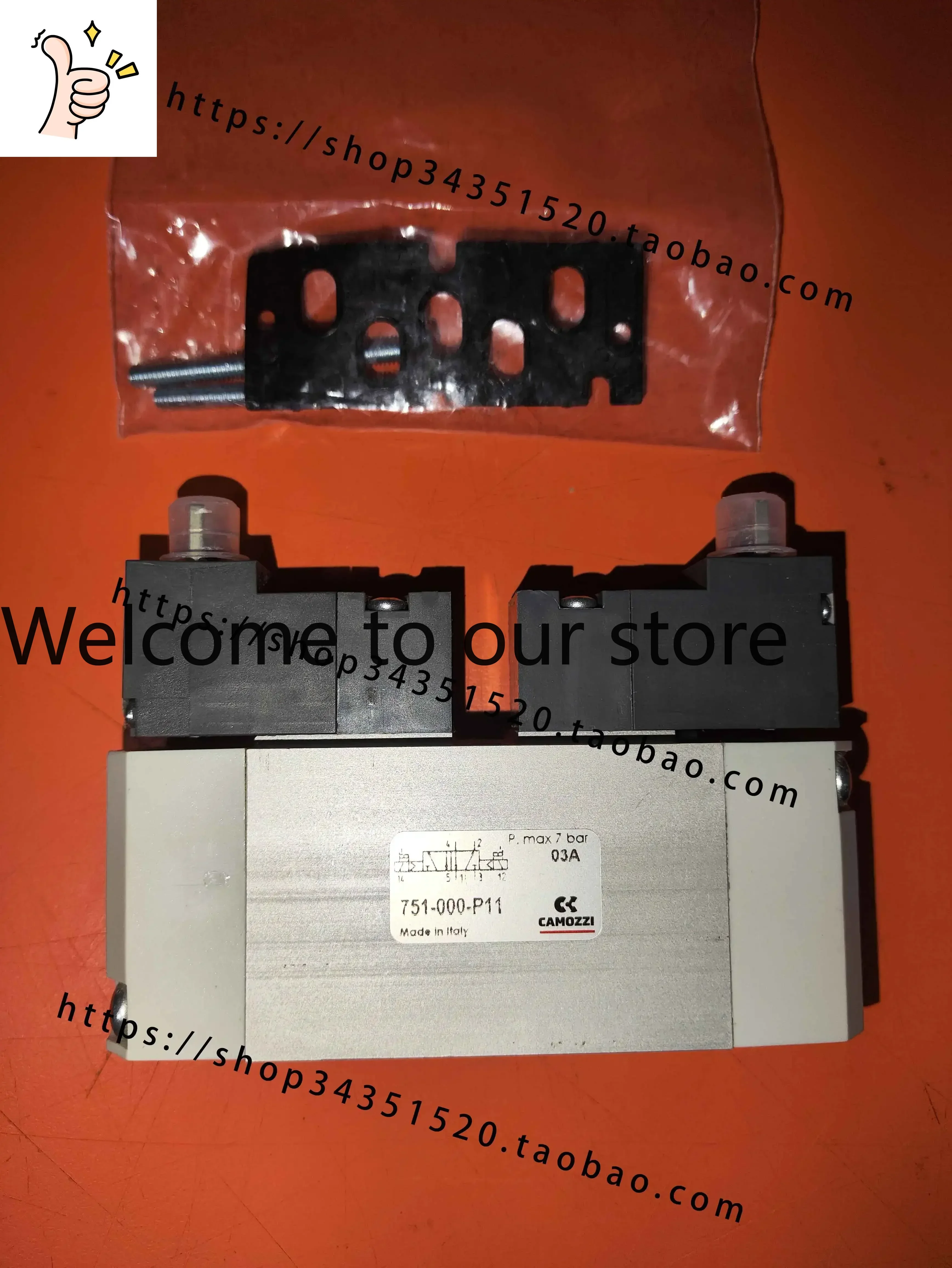 2026.4Customized Camozzi Solenoid Valve 751-000-P11-15-W23;358-015-02 Camozzi
2026.4Customized Camozzi Solenoid Valve 751-000-P11-15-W23;358-015-02 Camozzi