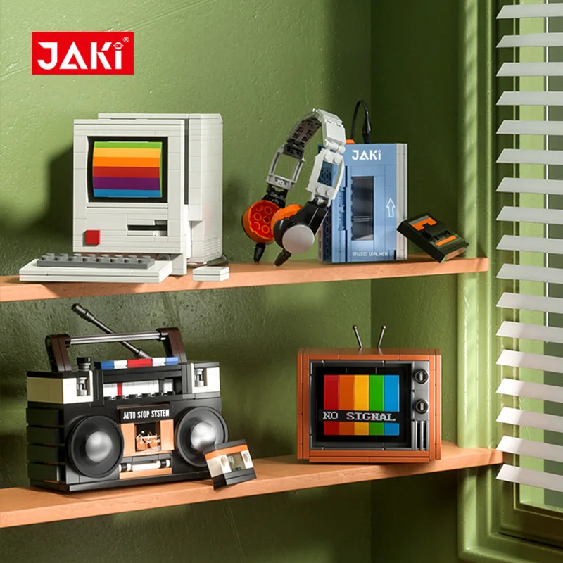JAKI Retro Appliances TV Radio Printer Game Console Building Blocks DIY MOC Model Desktop Decor Adult Collectible Gift Birthday
JAKI Retro Appliances TV Radio Printer Game Console Building Blocks DIY MOC Model Desktop Decor Adult Collectible Gift Birthday