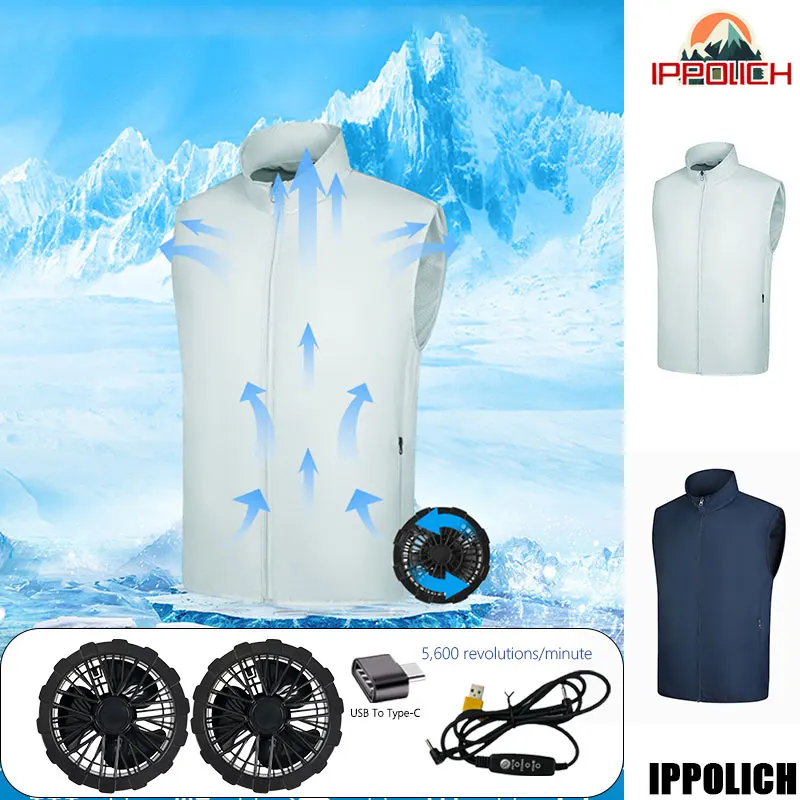 Men Fan Vest Summer Wearable Fan Jacket Women Working Vest Camping USB Charging Air Conditioning Cooling Vest For Fishing Vest
Men Fan Vest Summer Wearable Fan Jacket Women Working Vest Camping USB Charging Air Conditioning Cooling Vest For Fishing Vest