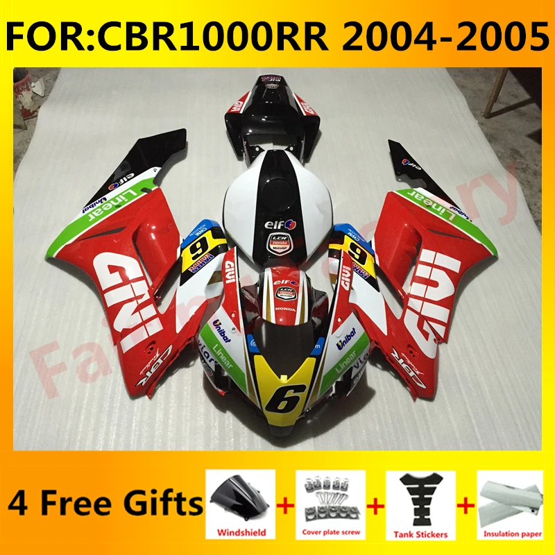 Обтекатели для мотоцикла из АБС-пластика, подходит для CBR1000RR CBR1000 04 05 CBR 1000RR 2004 2005
Обтекатели для мотоцикла из АБС-пластика, подходит для CBR1000RR CBR1000 04 05 CBR 1000RR 2004 2005