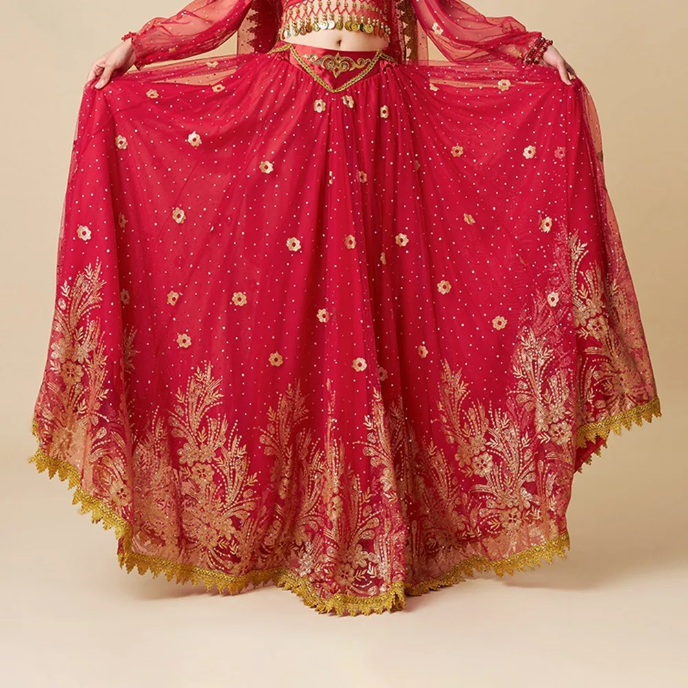 Large Swing Skirt Belly Dance Costume Dress Bollywood Outfit Dancer Style Princess Costume Adult Size Fantasy Rave
Large Swing Skirt Belly Dance Costume Dress Bollywood Outfit Dancer Style Princess Costume Adult Size Fantasy Rave