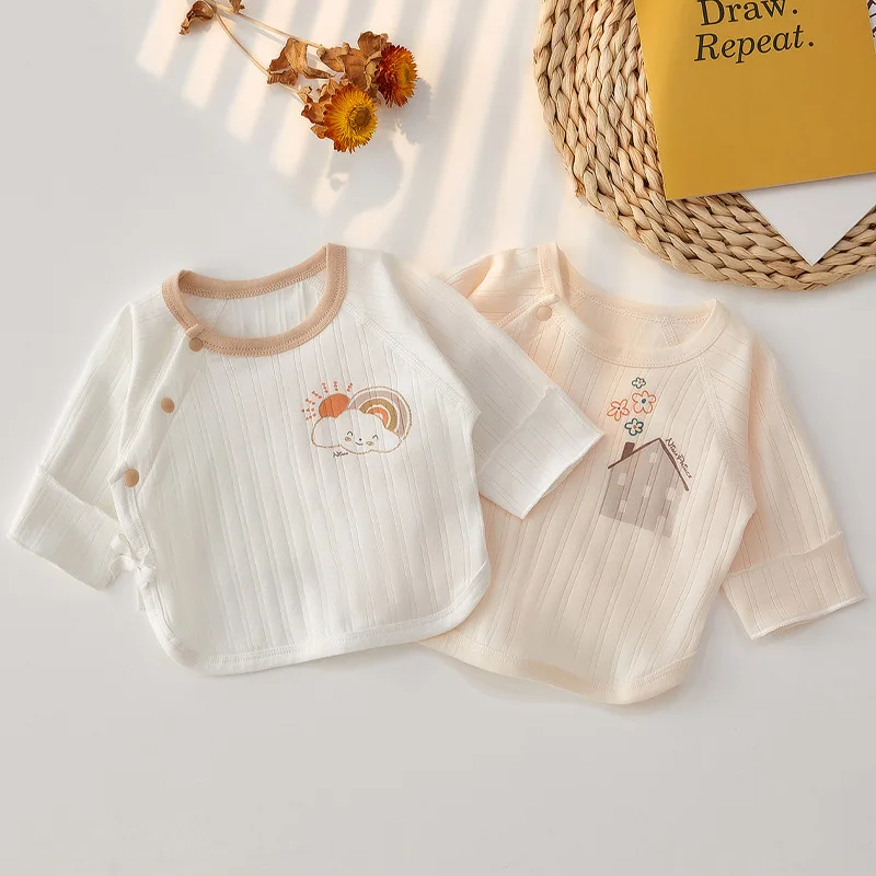 2025 Summer Newborn Baby Clothes - Breathable Cotton Half-Back Shirt for 0-3 Months Infant Outfit
2025 Summer Newborn Baby Clothes - Breathable Cotton Half-Back Shirt for 0-3 Months Infant Outfit