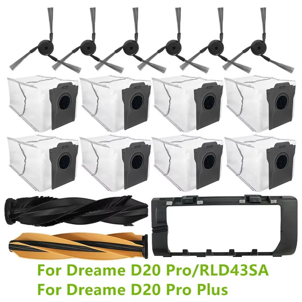 For Dreame D20 Pro/RLD43SA Main Brush Cover Side Brush Dust Bag For Dreame D20 Pro Plus Vacuum Cleaner Parts
For Dreame D20 Pro/RLD43SA Main Brush Cover Side Brush Dust Bag For Dreame D20 Pro Plus Vacuum Cleaner Parts