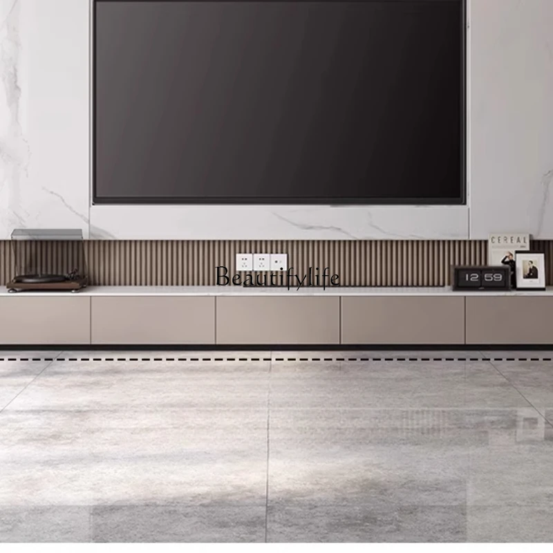 Light luxury rock slab floor Italian floor TV cabinet Living room floor cabinet
Light luxury rock slab floor Italian floor TV cabinet Living room floor cabinet