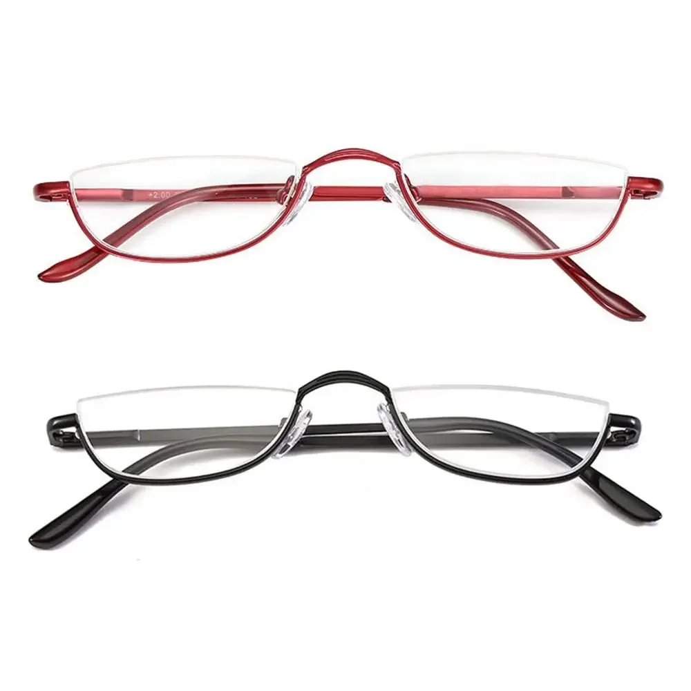 Portable Ultra Light Resin Half Frame Spring Hinge Reading Glasses Eyeglasses +1.00~+4.0 Diopter Half Moon Reading Glasses
Portable Ultra Light Resin Half Frame Spring Hinge Reading Glasses Eyeglasses +1.00~+4.0 Diopter Half Moon Reading Glasses