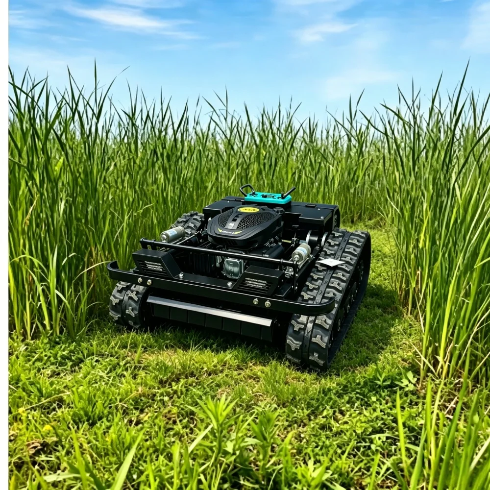 Electric Lawn Mower Small Tracked Automatic Remote Control Lawn Prune Farm Use High Efficiency Business
Electric Lawn Mower Small Tracked Automatic Remote Control Lawn Prune Farm Use High Efficiency Business