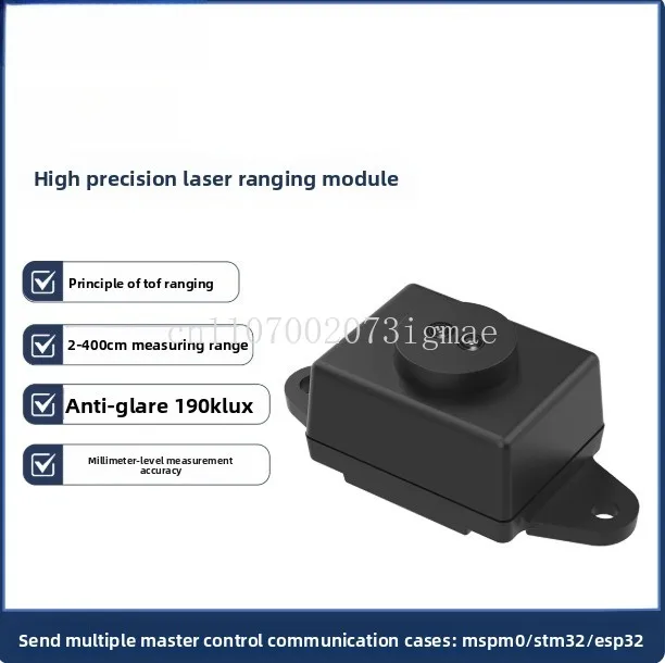 Single Point Laser Ranging Module Sensor Module Serial Communication TOF Obstacle Avoidance Radar TTL
Single Point Laser Ranging Module Sensor Module Serial Communication TOF Obstacle Avoidance Radar TTL