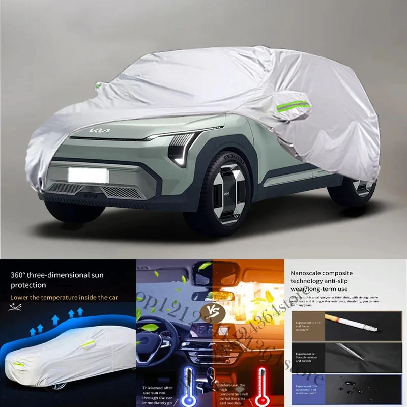 For KIA-EV3 Auto Anti snow Anti dust Anti-uv Anti peeling paint And Anti Rainwater 210t car cover Car cover protection
For KIA-EV3 Auto Anti snow Anti dust Anti-uv Anti peeling paint And Anti Rainwater 210t car cover Car cover protection