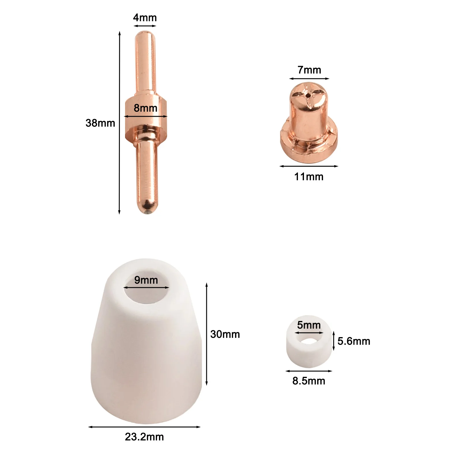 Для PT31 LG40 Essential Parts Полный набор аксессуаров из 30 предметов, включая жизненные инструменты, такие как медные насадки и держатели электродов
Для PT31 LG40 Essential Parts Полный набор аксессуаров из 30 предметов, включая жизненные инструменты, такие как медные насадки и держатели электродов