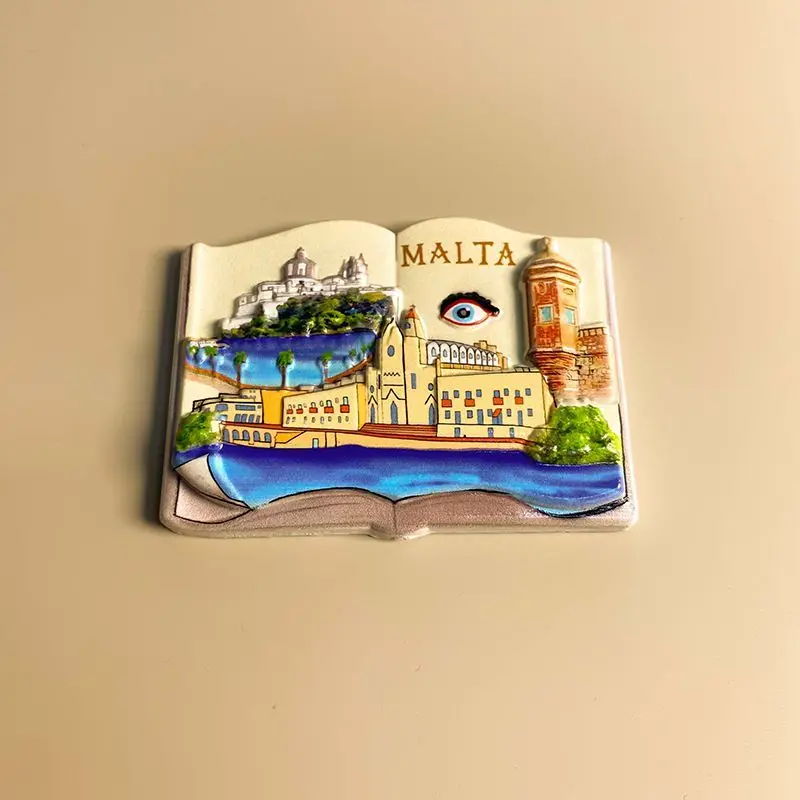 Malta Travel Souvenirs Refrigerator Magnets Creative Books Three-dimensional Architectural Scenery Decorations Personalized Souv
Malta Travel Souvenirs Refrigerator Magnets Creative Books Three-dimensional Architectural Scenery Decorations Personalized Souv