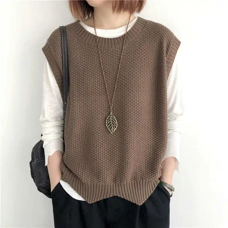 Вязаный ор Svel круглый Ne Жилет Женская верхняя одежда ort Sle Casual Faion Летний сезон онлайн Эксклюзив S
Вязаный ор Svel круглый Ne Жилет Женская верхняя одежда ort Sle Casual Faion Летний сезон онлайн Эксклюзив S