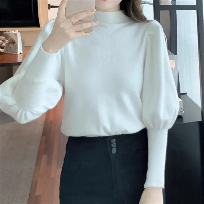 Winter Turtleneck Women's Sweater Knitted Pullover Soft Slim Long Sleeve Top Solid Color Basic High Neck Jumper Woman Clothing
Winter Turtleneck Women's Sweater Knitted Pullover Soft Slim Long Sleeve Top Solid Color Basic High Neck Jumper Woman Clothing