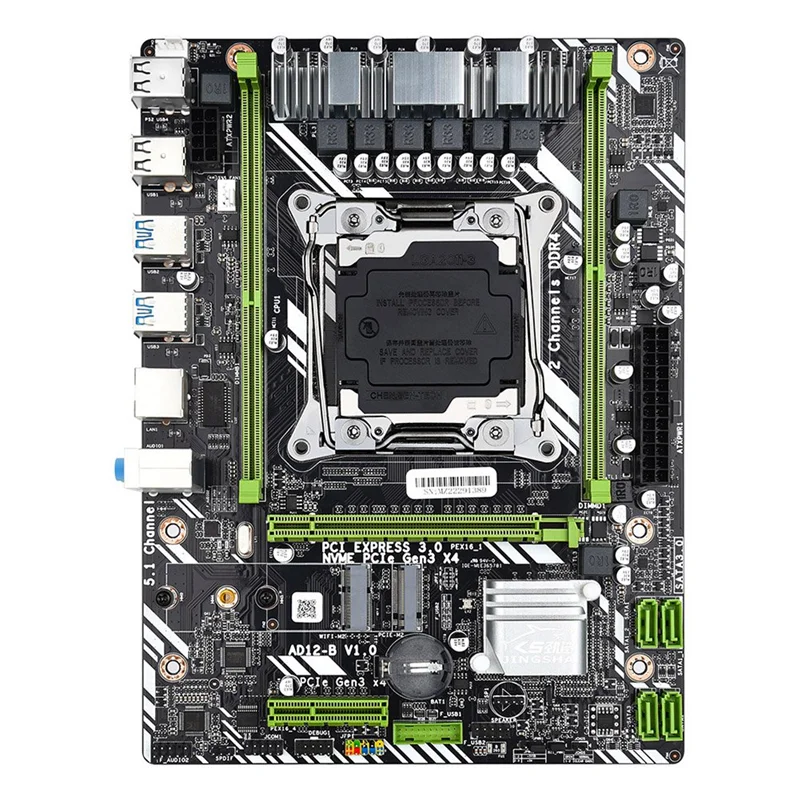 ATP-X99 D4 DDR4 Motherboard Support LGA2011 V3/V4 NVME M.2/M.2 WIFI/PCI E 4X Interface PCI E 16X Graphic Card Slot
ATP-X99 D4 DDR4 Motherboard Support LGA2011 V3/V4 NVME M.2/M.2 WIFI/PCI E 4X Interface PCI E 16X Graphic Card Slot