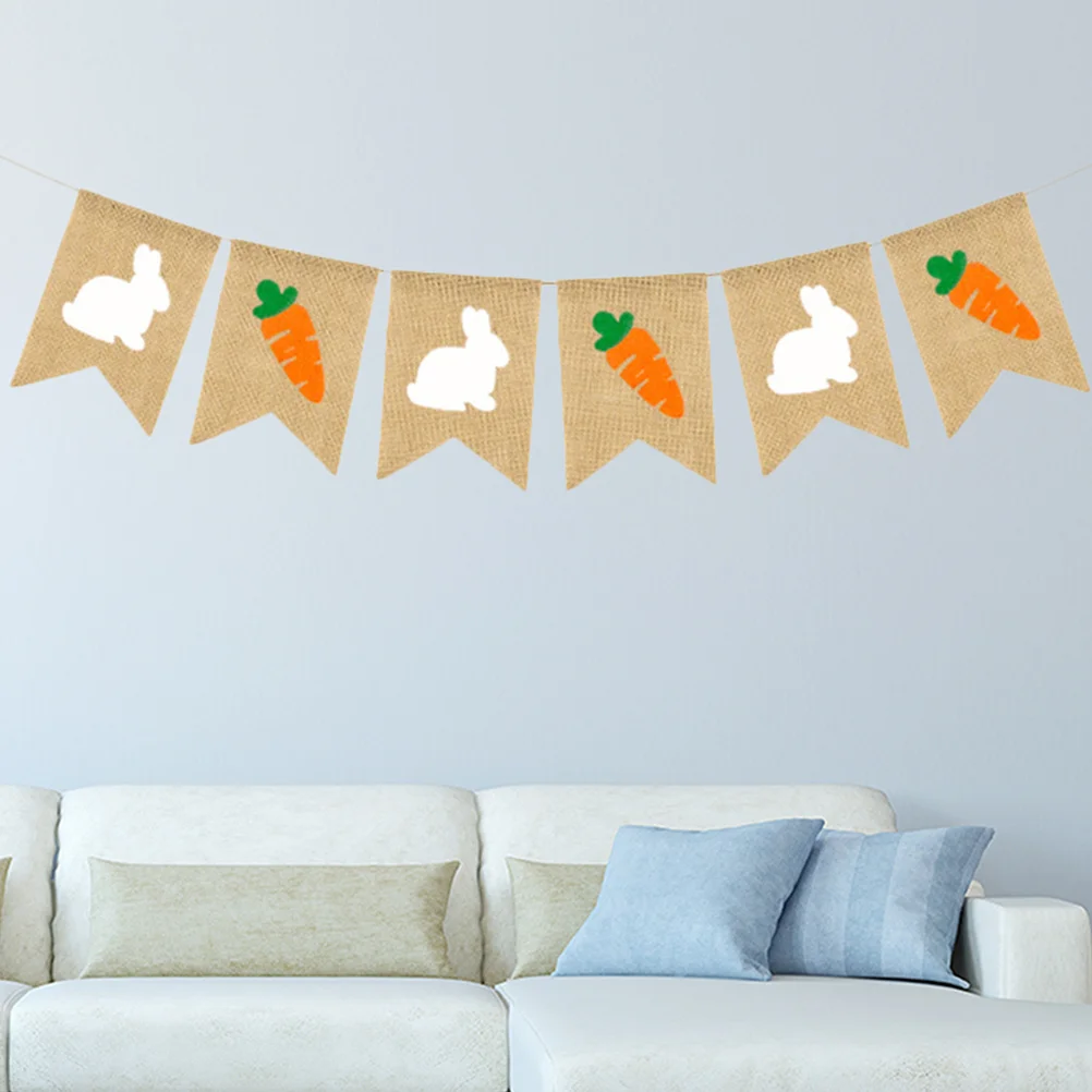 Easter Rabbit Carrot Burlap Dovetail Banner Premium Hanging Bunting Easter Garland Decorations Spring Festival Party
Easter Rabbit Carrot Burlap Dovetail Banner Premium Hanging Bunting Easter Garland Decorations Spring Festival Party