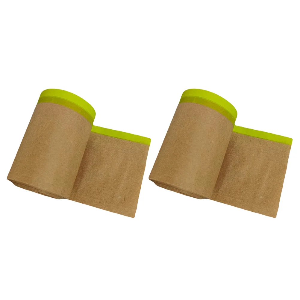 2 Rolls Indoor Kraft Masking Film Decorate Pre- Taped Paper Japanese Labeling for Painting
2 Rolls Indoor Kraft Masking Film Decorate Pre- Taped Paper Japanese Labeling for Painting