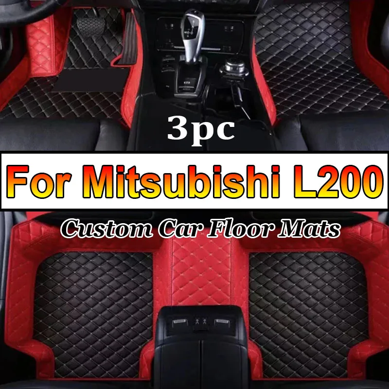 Custom Made Leather Car Floor Mats For Mitsubishi L200 Triton 2016 2017 2018 2019 2020 2021 Carpets Rugs Foot Pads Accessories
Custom Made Leather Car Floor Mats For Mitsubishi L200 Triton 2016 2017 2018 2019 2020 2021 Carpets Rugs Foot Pads Accessories