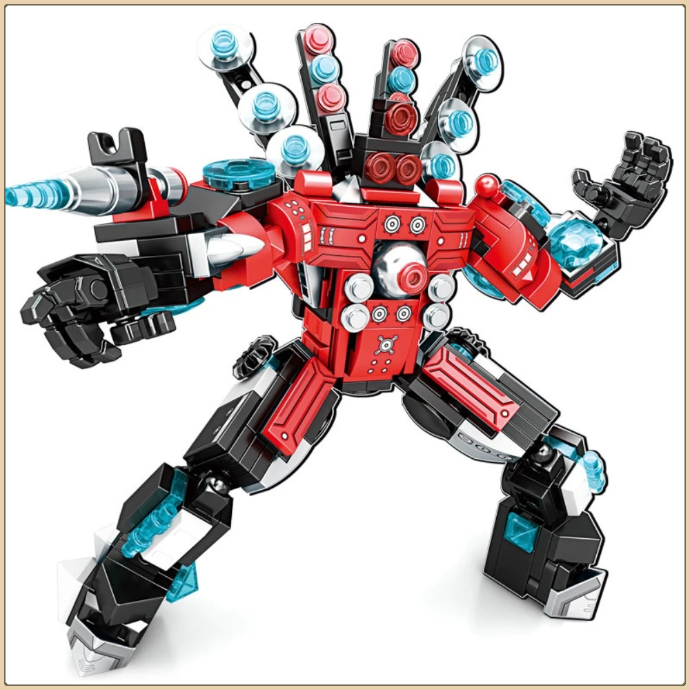 Toilet Man Vs Robot Assembly Building Blocks Limited Edition Handmade Puzzle Model Toy Home Decoration Ornaments Boys Girls Gift
Toilet Man Vs Robot Assembly Building Blocks Limited Edition Handmade Puzzle Model Toy Home Decoration Ornaments Boys Girls Gift