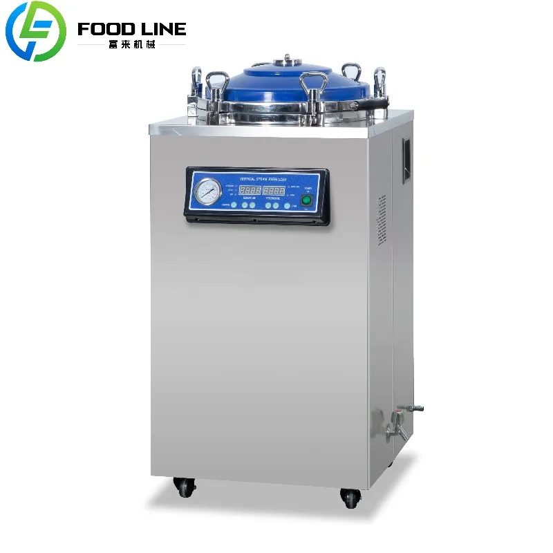 Food Grade Vertical Pressure Sterilizer Semi Automatic Steam System for Commercial Use
Food Grade Vertical Pressure Sterilizer Semi Automatic Steam System for Commercial Use