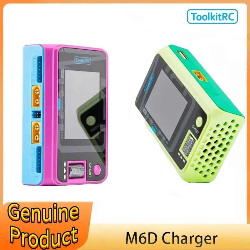 ToolkitRC M6D 500W 15A DC Dual Channel MINI Smart Charger Discharger Mojito Color for 1-6S Lipo LiHV Lion NiMh Pb Battery
ToolkitRC M6D 500W 15A DC Dual Channel MINI Smart Charger Discharger Mojito Color for 1-6S Lipo LiHV Lion NiMh Pb Battery