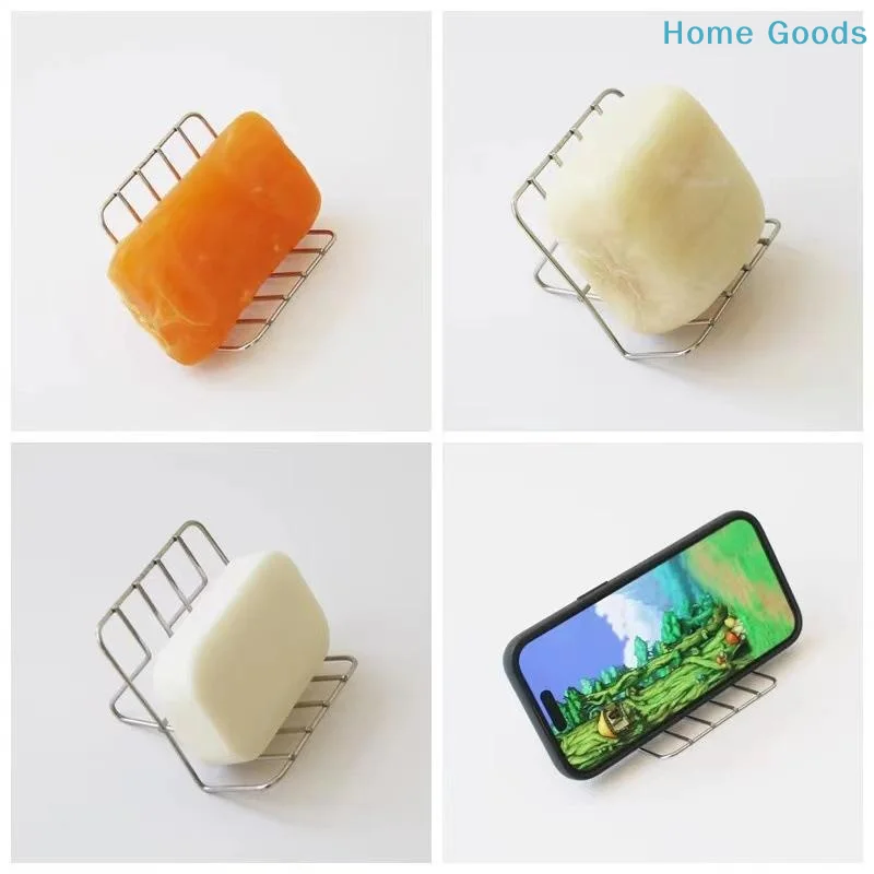 1Pcs Stainless Steel Laundry Soap Shelf Kitchen Dish Rack Household Draining Countertop Basin Soap Holder Bathroom Accessories
1Pcs Stainless Steel Laundry Soap Shelf Kitchen Dish Rack Household Draining Countertop Basin Soap Holder Bathroom Accessories