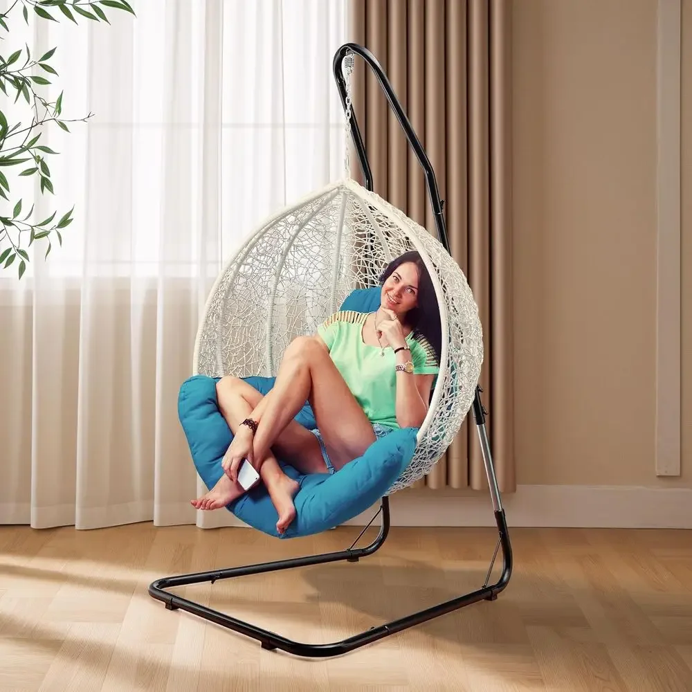 Activity ProductHeavy-Duty Steel Hammock Chair Stand - Portable, Weather-Resistant, Adjustable For Indoor/Outdoor Use, Supports
Activity ProductHeavy-Duty Steel Hammock Chair Stand - Portable, Weather-Resistant, Adjustable For Indoor/Outdoor Use, Supports