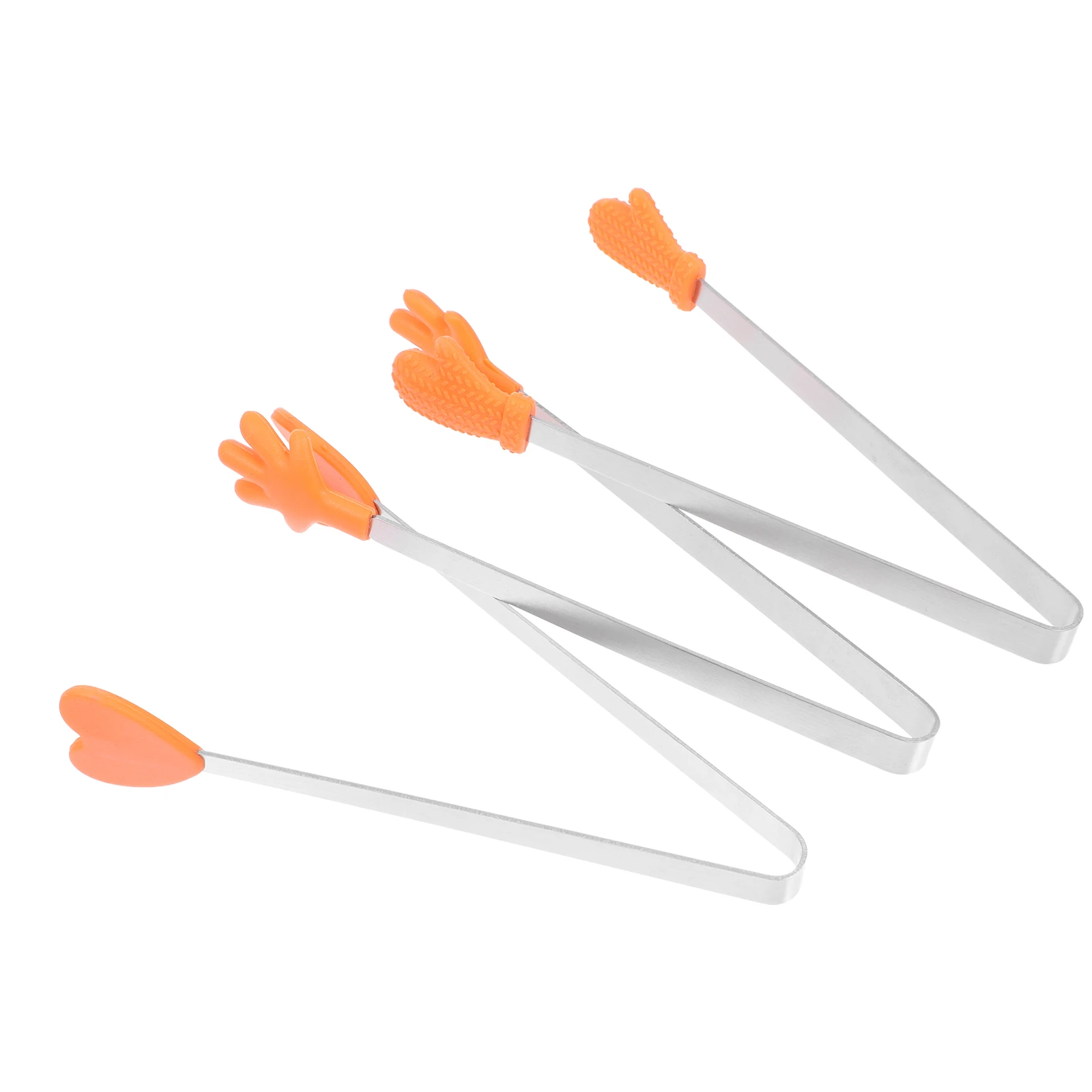 Silicone Clip Mini Stainless Steel Tongs Food Pliers for Serving Ice Cube Sugar Anti Slip Easy Clean Kitchen Barbecue Tool
Silicone Clip Mini Stainless Steel Tongs Food Pliers for Serving Ice Cube Sugar Anti Slip Easy Clean Kitchen Barbecue Tool