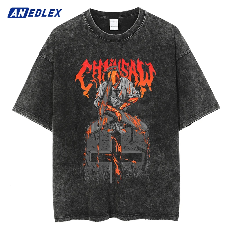 Men Streetwear Vintage Washed T Shirt Japanese Anime Print T-Shirt Harajuku Cotton Oversized Tshirt Summer Short Sleeve Tops
Men Streetwear Vintage Washed T Shirt Japanese Anime Print T-Shirt Harajuku Cotton Oversized Tshirt Summer Short Sleeve Tops