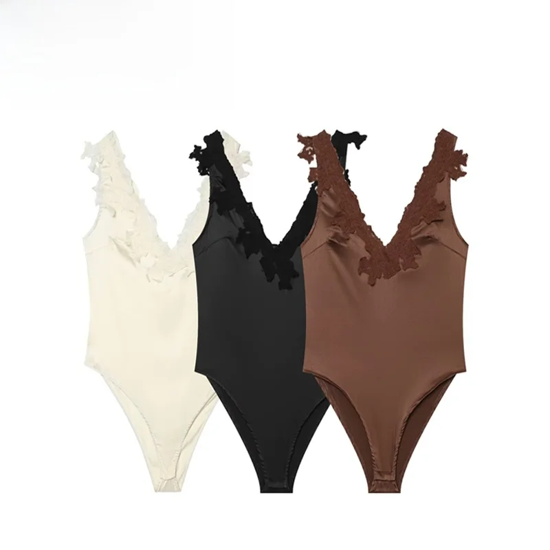 Fashionable Lace Silk Satin Jumpsuit Women's High Waist Short Pant High Quality Polyester Fiber Straight Cut Summer 2026
Fashionable Lace Silk Satin Jumpsuit Women's High Waist Short Pant High Quality Polyester Fiber Straight Cut Summer 2026