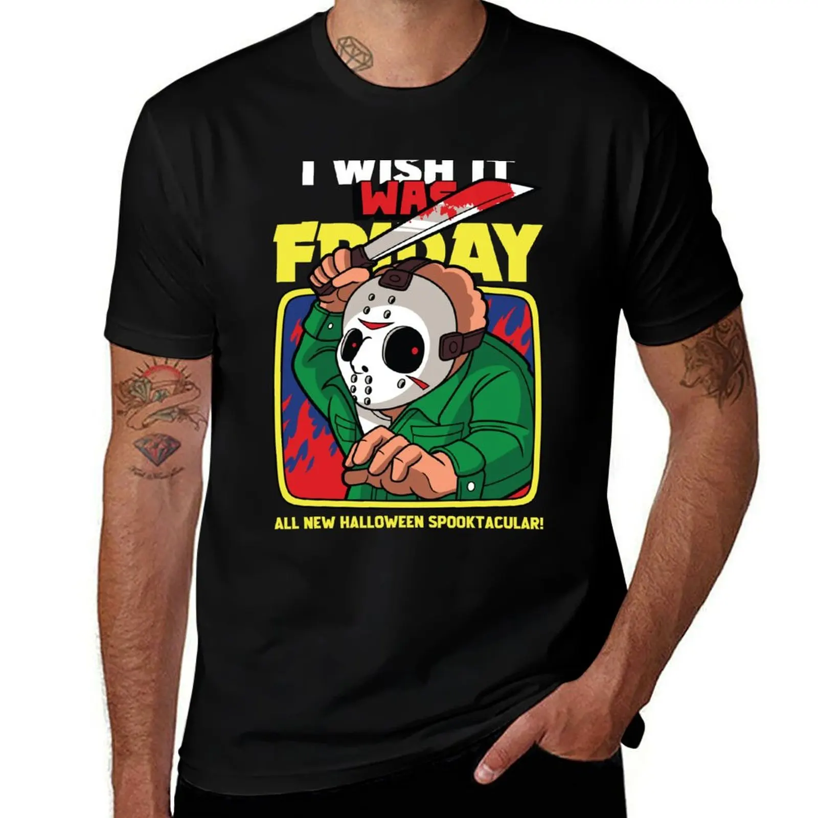 I wish it was Friday, Spooky Horror Cartoon T-Shirt tees plus size tops Funny t-shirt anime t shirts men clothings
I wish it was Friday, Spooky Horror Cartoon T-Shirt tees plus size tops Funny t-shirt anime t shirts men clothings
